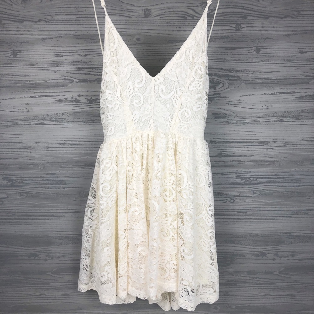 Sam Edelman Vanilla Ice Lace Sleep Romper